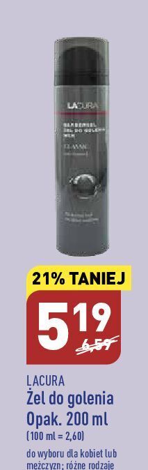 ALDI Żel do golenia lacura oferta