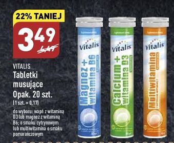 ALDI Magnez z witaminą b6 cytrynowy vitalis oferta