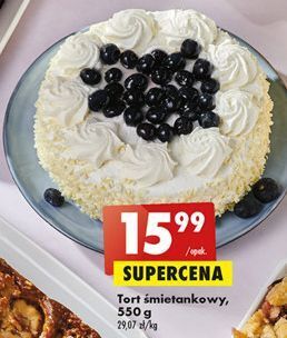 Biedronka Tort śmietankowy oferta
