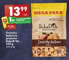 Biedronka Orzechy laskowe prażone bakad'or oferta