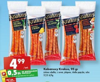 Biedronka Kabanosy z serem krakus animex oferta