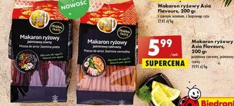 Biedronka Makaron ryżowy jaśminowy czarny asia flavours oferta