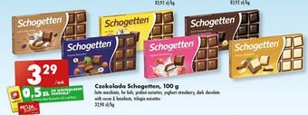 Biedronka Czekolada trilogia noisettes schogetten oferta