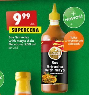 Biedronka Sos sriracha asia flavours oferta
