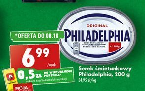 Biedronka Serek śmietankowy philadelphia oferta