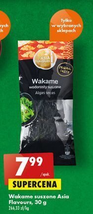 Biedronka Wakame wodorosty suszone asia flavours oferta