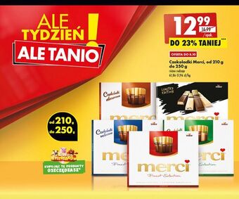 Biedronka Bombonierka czerwona storck merci oferta