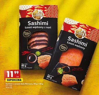 Biedronka Łosoś wędzony sashimi asia flavours oferta