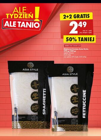 Biedronka Makaron konjac spaghetti asia style oferta