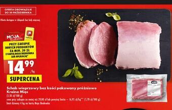 Biedronka Schab wieprzowy bez kości kraina mięsa oferta