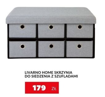 Lidl Livarno home skrzynia do siedzenia z szufladami oferta