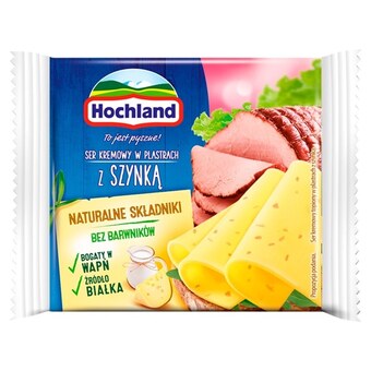 ALDI Hochland ser kremowy w plastrach z szynką 130 g oferta