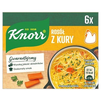 Lewiatan Knorr rosół z kury 60 g (6 x 10 g) oferta