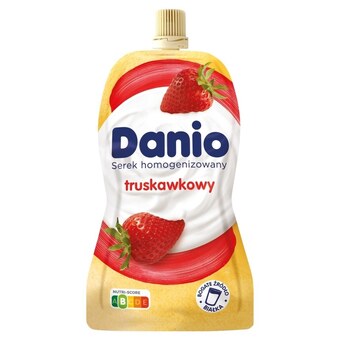 Lewiatan Danio serek homogenizowany truskawkowy 120 g oferta
