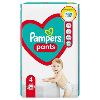 Kaufland Pampers pants pieluchomajtki, rozmiar 4, 66 sztuk, 9kg-15kg oferta