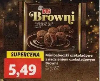 Lidl Browni Minibabeczki czekoladowe z nadzieniem czekoladowym 180 g oferta