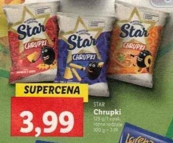 Lidl Star chrupki 125 g oferta