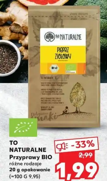 Kaufland to naturalne przyprawy bio oferta