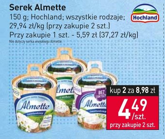 Stokrotka hochland serek almette oferta