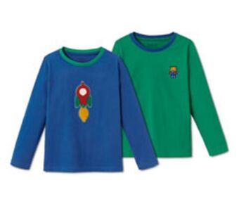 Tchibo Koszulki z długim rękawem, 2 sztuki oferta