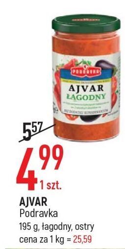 E.Leclerc Pasta ajvar łagodny podravka oferta