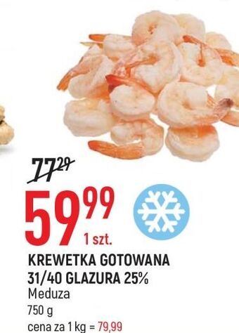 E.Leclerc Krewetki gotowane 31/40 meduza oferta