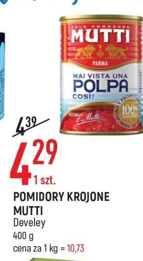 Pomidory drobno krojone polpa mutti