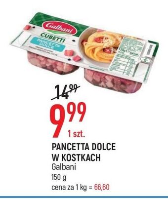 E.Leclerc Boczek w kostce pancetta dolce galbani oferta