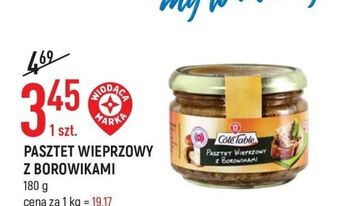 E.Leclerc Pasztet wieprzowy z borowikami wiodąca marka cote table oferta