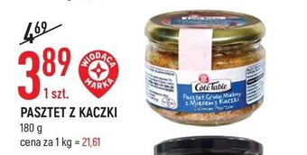 E.Leclerc Pasztet wieprzowy z mięsem kaczki wiodąca marka cote table oferta