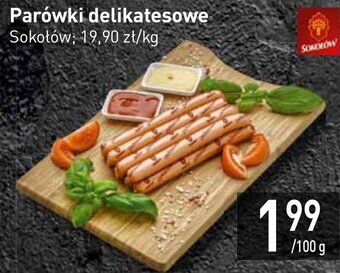 Stokrotka sokołów parówki delikatesowe 100g oferta