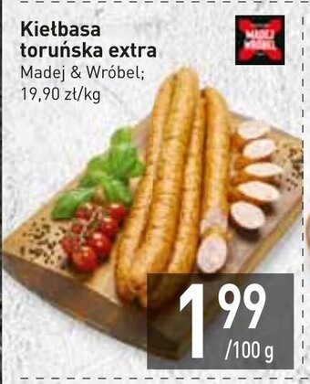 Stokrotka madej & wróbel kiełbasa toruńska extra 100g oferta