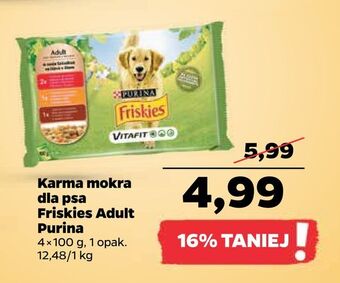 Netto Karma mokra dla psa friskies adult purina oferta