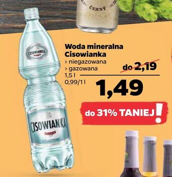 Netto Woda mineralna cisowianka oferta