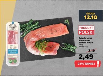 Netto Polędwiczka wieprzowa sztuka mięsa oferta