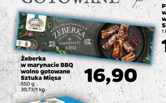 Netto Żeberka w marynacie bbq wolno gotowane sztuka mięsa oferta
