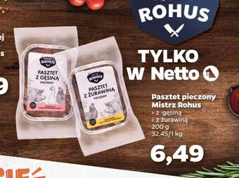 Netto Pasztet pieczony mistrz rohus oferta