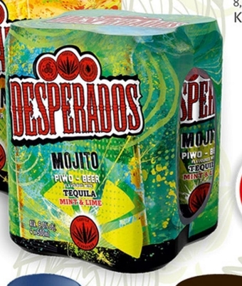 Prim Market Desperados mojito piwo aromatyzowane 4 x 500 ml oferta
