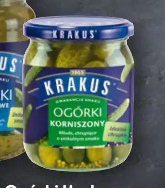 Żabka Krakus ogórki korniszony 500 g oferta