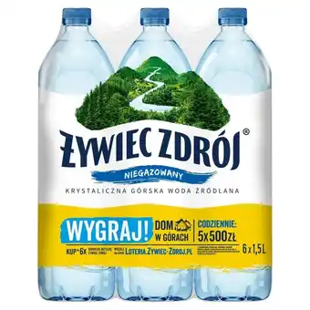 Globi Żywiec zdrój niegazowany woda źródlana 6 x 1,5 l oferta