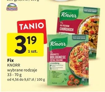 Intermarche Do potraw chińskich knorr fix oferta