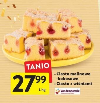 Intermarche Ciasto malinowo-kokosowe vandemoortele oferta
