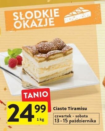 Intermarche Ciasto tiramisu oferta