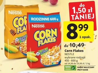 Intermarche Płatki śniadaniowe miód i orzeszki corn flakes (nestle) oferta