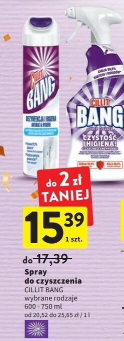 Intermarche Płyn czystość i higiena cillit bang oferta