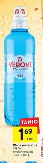 Intermarche Woda pure veroni mineral oferta