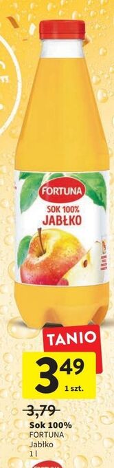 Intermarche Sok 100% jabłkowy fortuna oferta