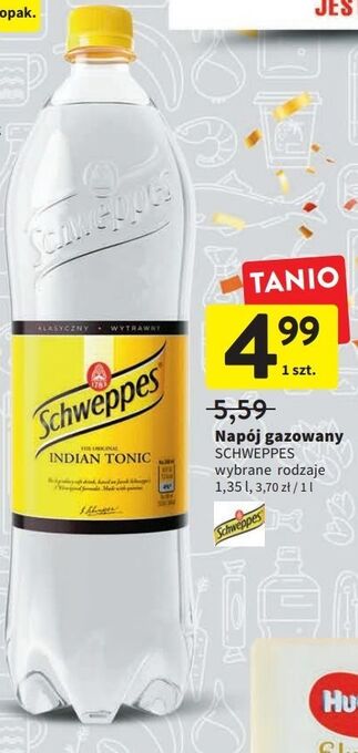 Intermarche Napój indian tonic schweppes oferta