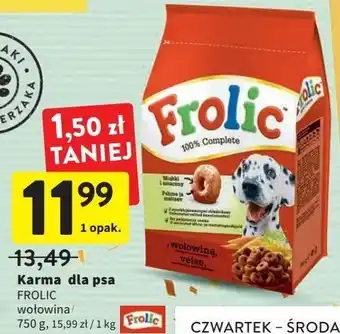 Intermarche Karma dla psa wołowina frolic oferta