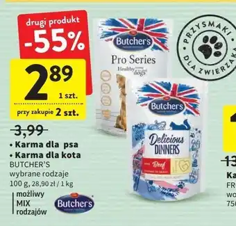 Intermarche Karma dla kota wołowina butcher's delicious dinners oferta